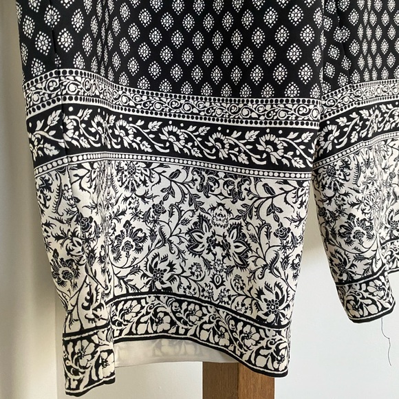 Blair black and white flowy pant - Picture 4 of 5